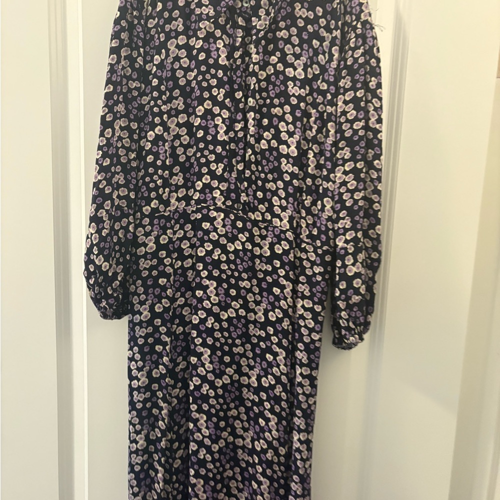 Les coyotes paris Floral Long Sleeve Dress XS - Picture 2 of 4